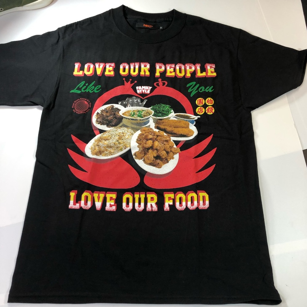 Rokit Mens Medium Sized Chinese Restaurant T-Shirt